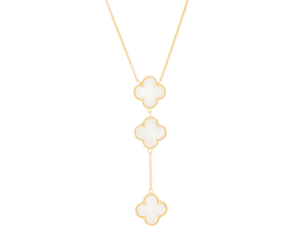 Clover Drop Necklace