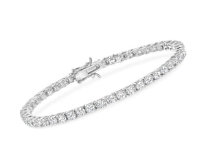 Silver Baby Tennis Bracelet