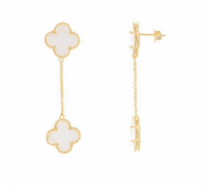 Clover Drop Earrings