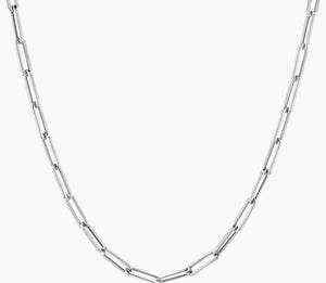 Silver Paperclip Chain