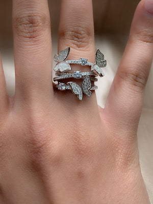 Butterfly Layer Ring